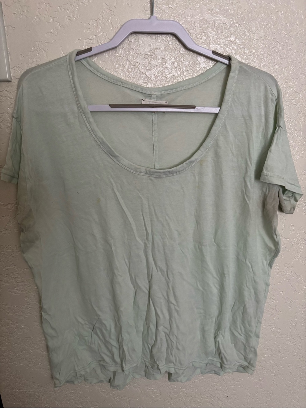 Lou & Grey Mint Scoop Neck Short Sleeve Top